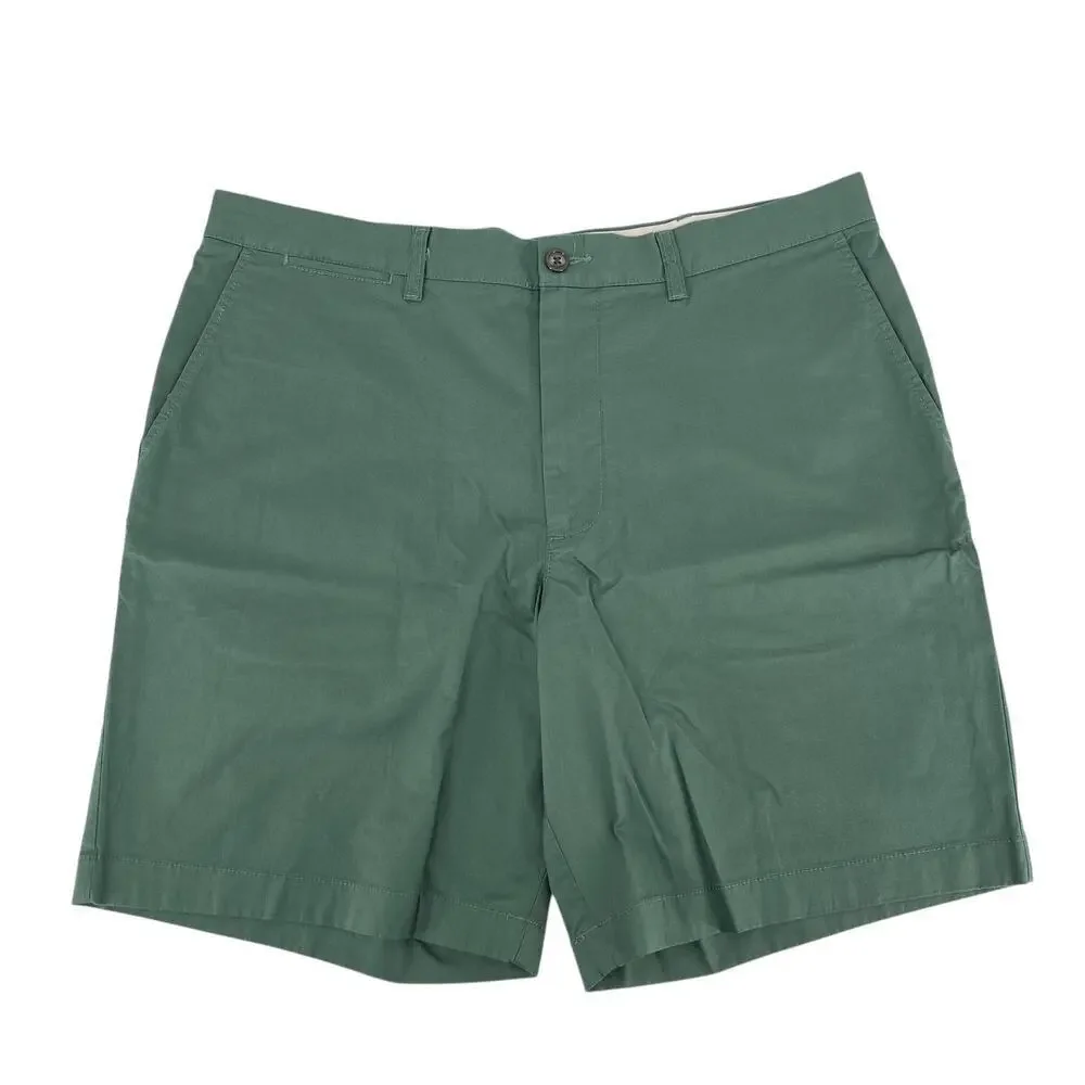 J.Crew Portsider 9” Chino Shorts Stretch Green Mens 38 NWT Mens Summer Shorts